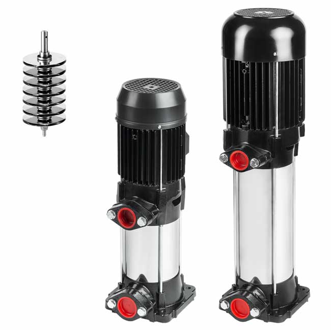 Bomba Vertical Multicelular V-Nox de Saci Pumps - Q-Tech ® 
