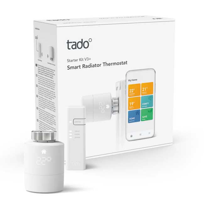 Kit de Inicio – Cabezal Termostático Inteligente V3+ tadoº - Q-Tech ® 
