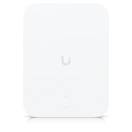 UniFi 5G Max Outdoor from the front, white outdoor housing