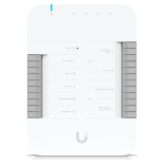 UniFi Access Door Hub de Ubiquiti, vista frontal