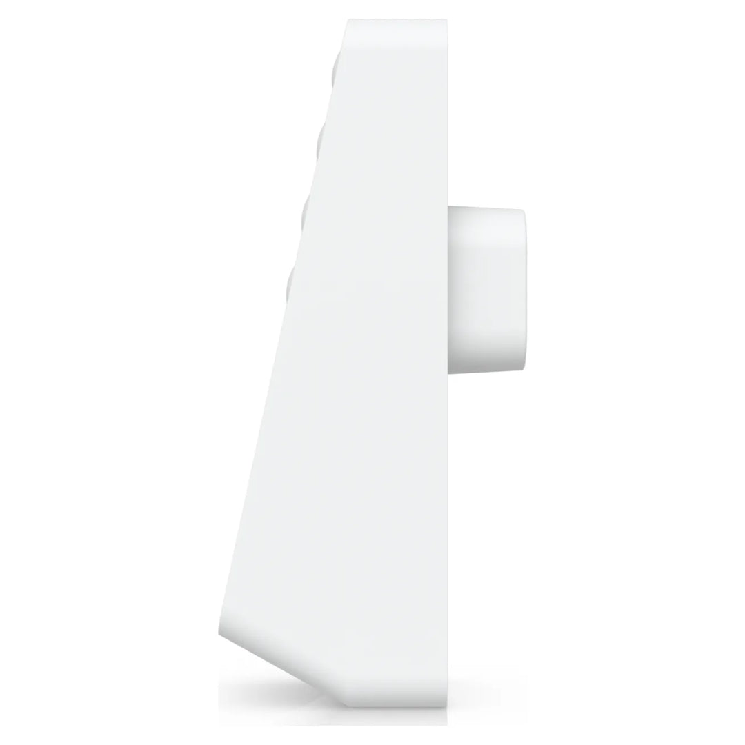 UniFi Access G3 Reader Fingerprint de Ubiquiti en blanco, vista lateral