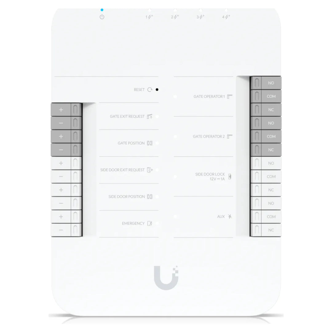 UniFi Access Gate Hub de Ubiquiti, vista frontal
