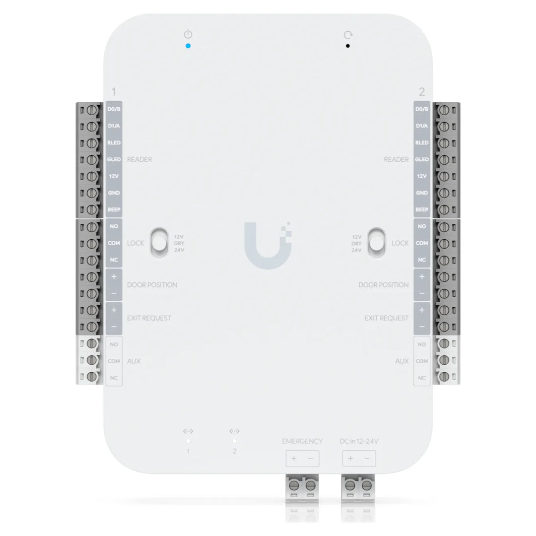 UniFi Access Retrofit Hub de Ubiquiti, vista frontal