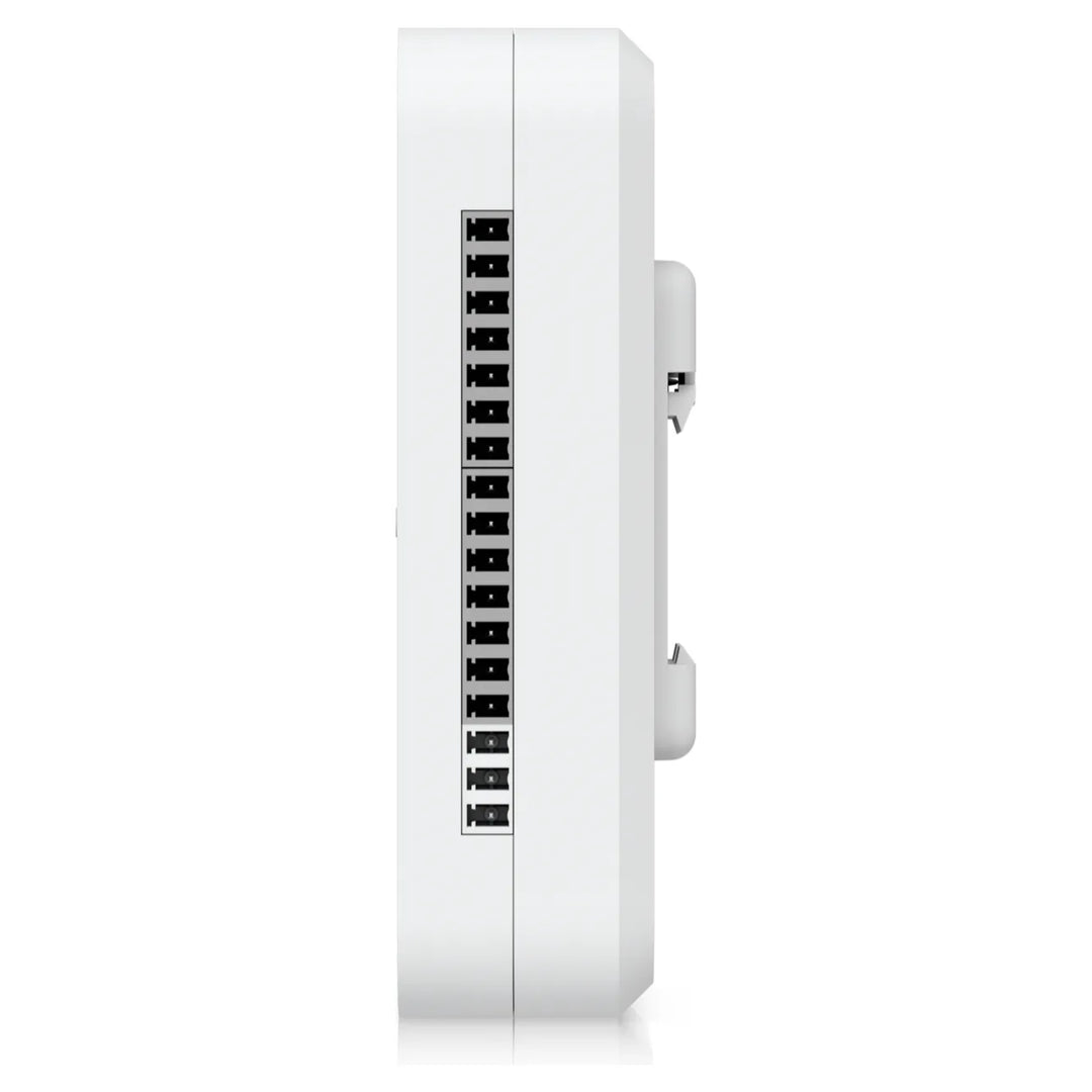UniFi Access Retrofit Hub de Ubiquiti, vista lateral