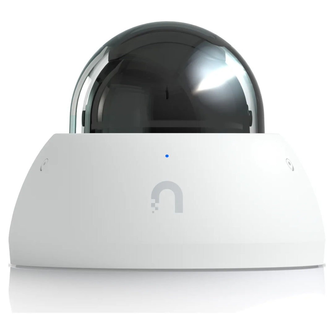 UniFi AI Dome blanca, vista lateral