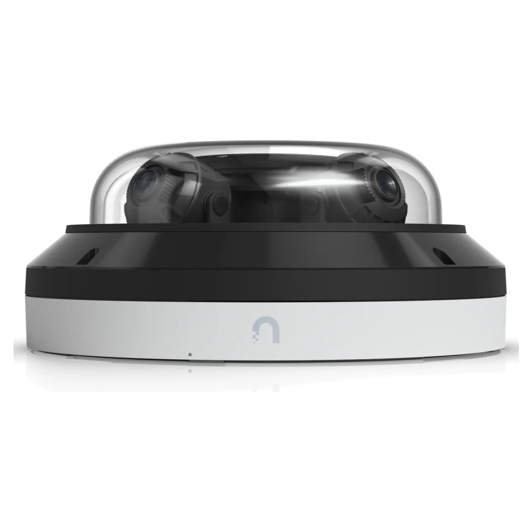 UniFi AI Multi Sensor 4 blanca, vista lateral
