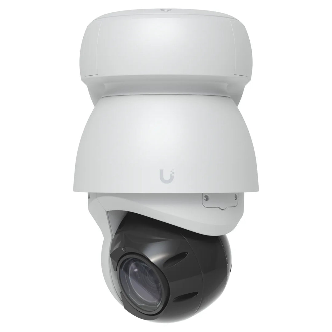 UniFi AI PTZ Industrial blanca, vista frontal