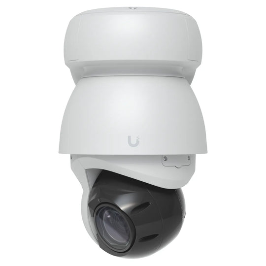 UniFi AI PTZ Industrial blanca, vista frontal