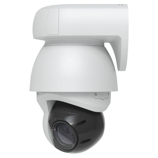 UniFi AI PTZ Industrial blanca, con soporte de pared
