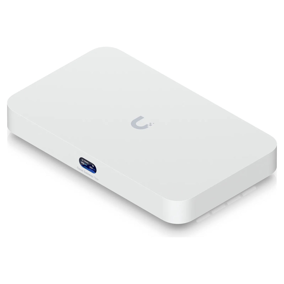 UniFi Cloud Gateway Fiber visto desde arriba