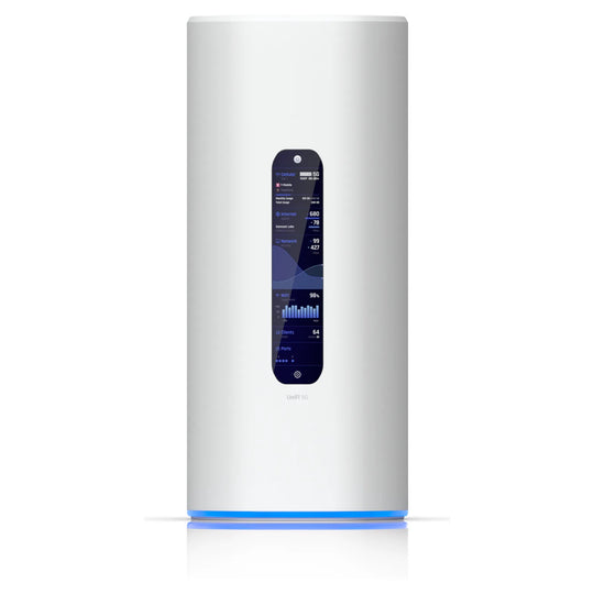 Frontal del UDR 5G Max con pantalla táctil