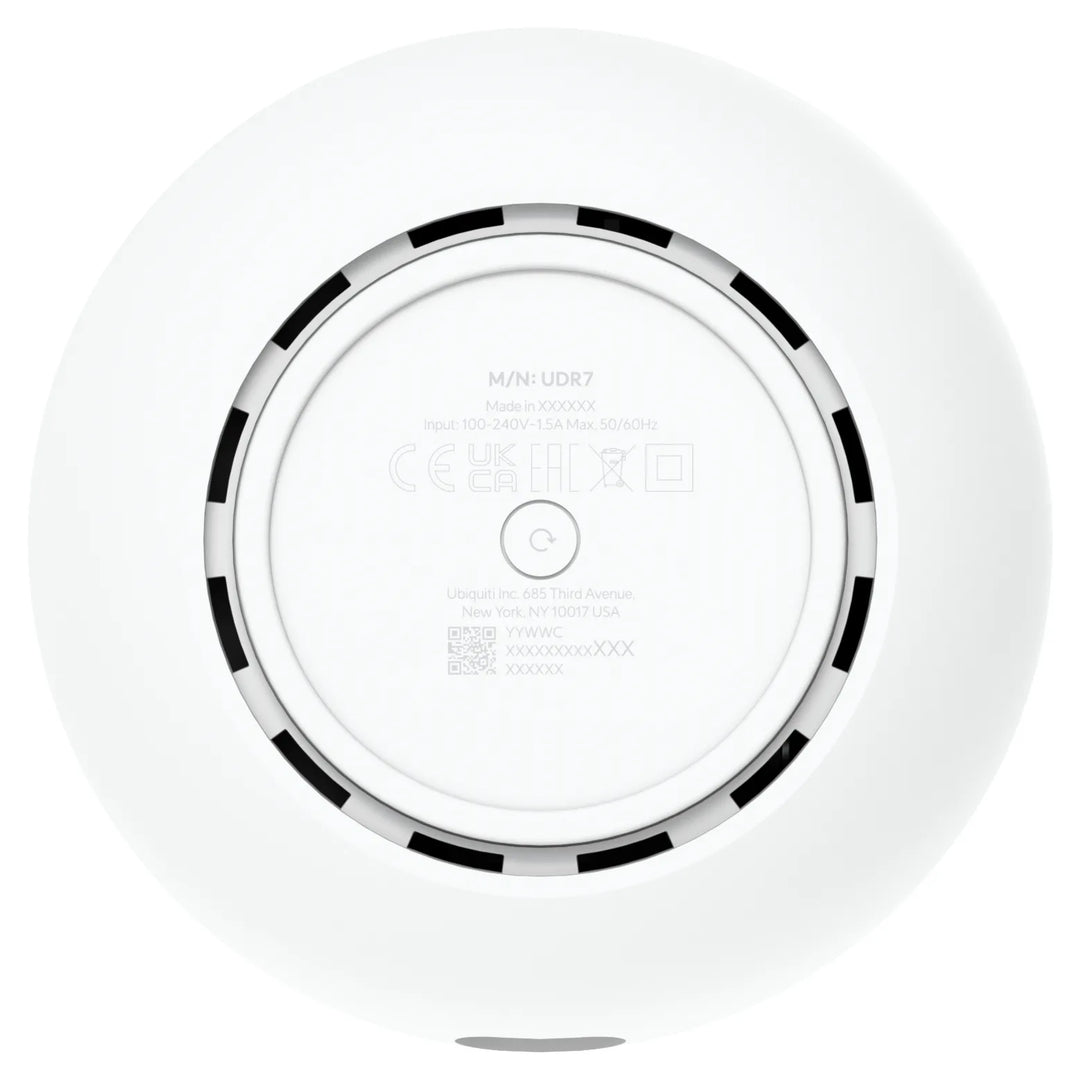 UniFi Dream Router 7 visto desde arriba