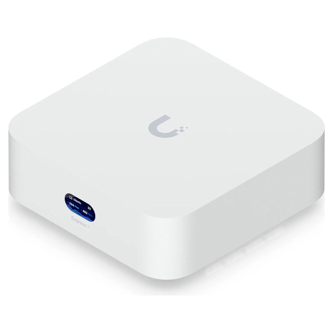 UniFi Express 7 en perspectiva, gateway compacto con WiFi 7