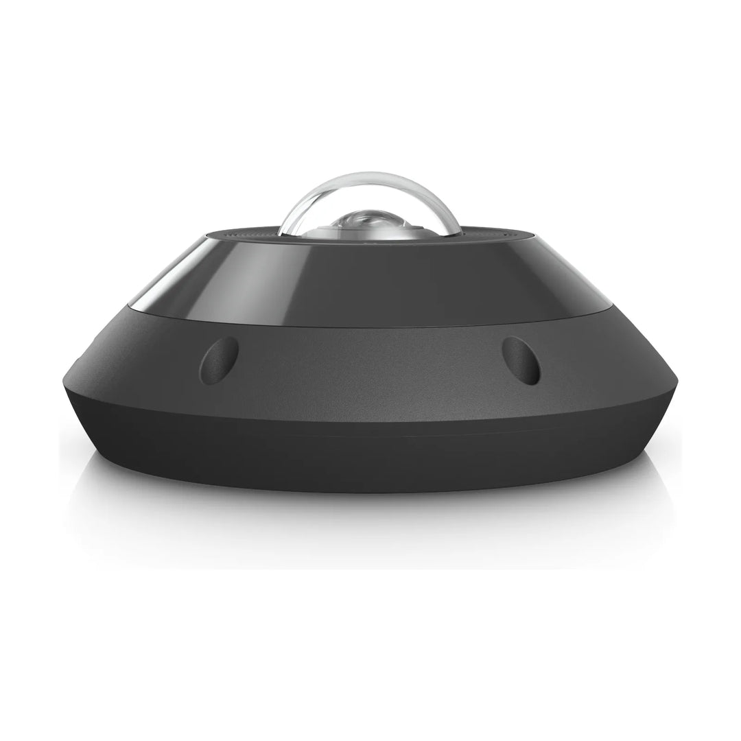 G6 Pro 360 negra, vista lateral del perfil plano