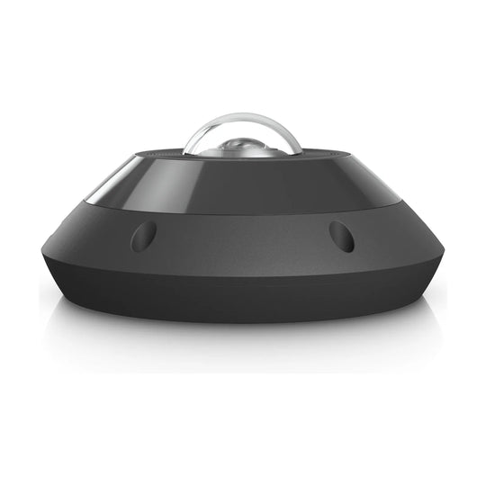 G6 Pro 360 negra, vista lateral del perfil plano