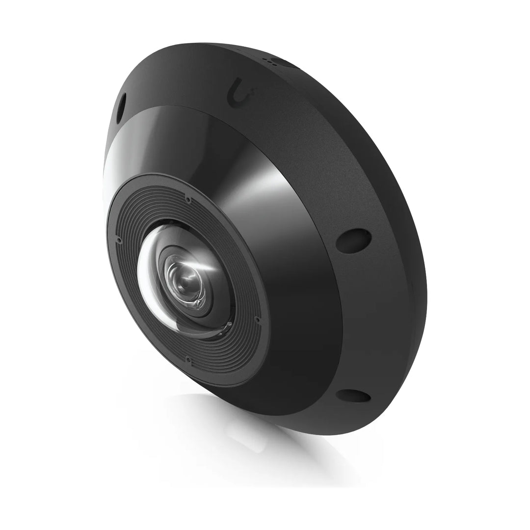 Cámara ojo de pez Ubiquiti UniFi G6 Pro 360 negra, vista en perspectiva