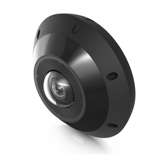 Cámara ojo de pez Ubiquiti UniFi G6 Pro 360 negra, vista en perspectiva