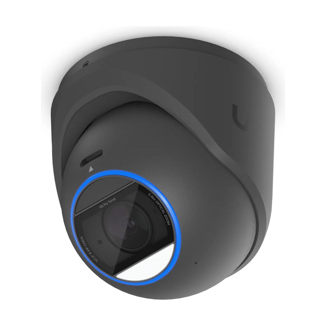 G6 Pro Turret negra, vista superior en ángulo