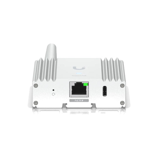 SuperLink Gateway, puerto RJ45 y USB tipo C en la base