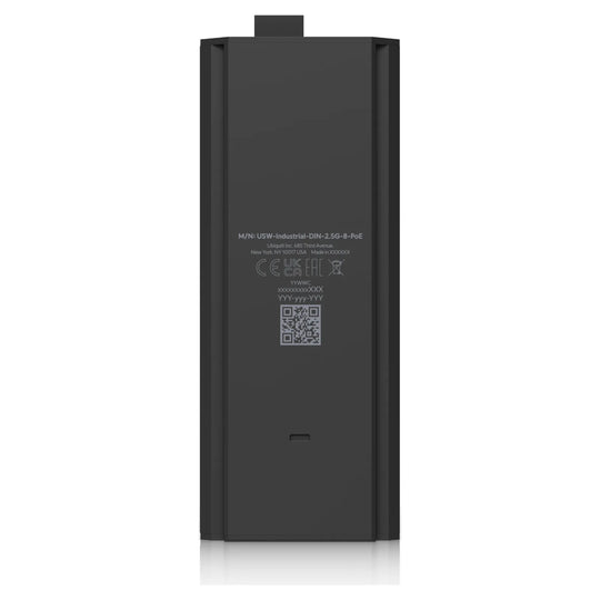 Switch Industrial DIN 2.5G 8 PoE visto de lado