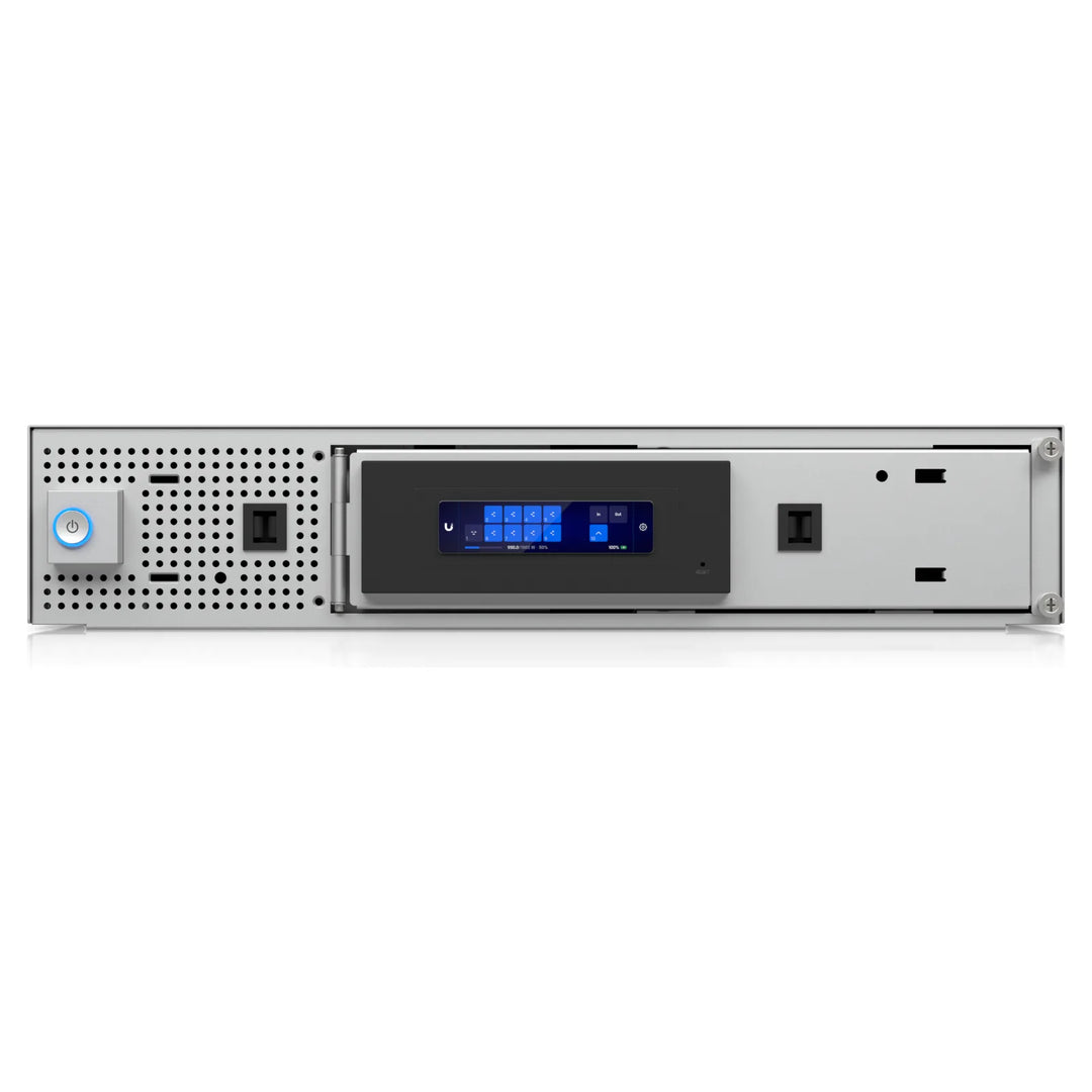 UPS 2U Pro, vista trasera con las 9 tomas y la entrada C20