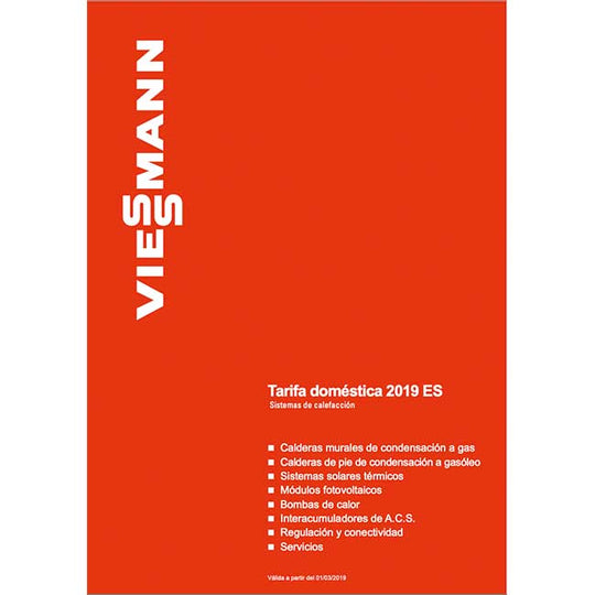 Catálogo - Tarifa VIESSMANN 2019 - Q-Tech ® 