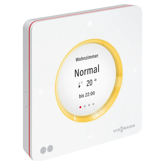Mando a distancia Viessmann Vitotrol 300-E, vista lateral