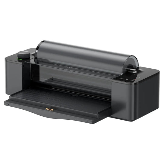 Laminadora xTool LM1 para impresora UV O1 Omni, vista de tres cuartos